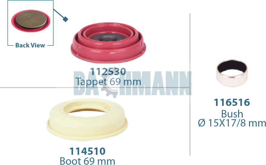 Caliper Tappet Kit 69 mm