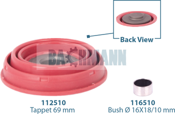 [111272] Caliper Tappet Kit 69 mm