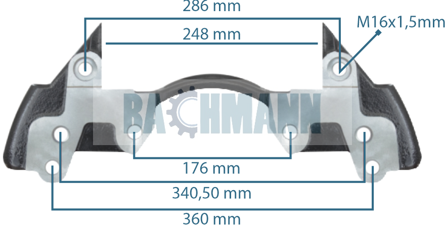 Caliper Carrier 19.5" Left&Right