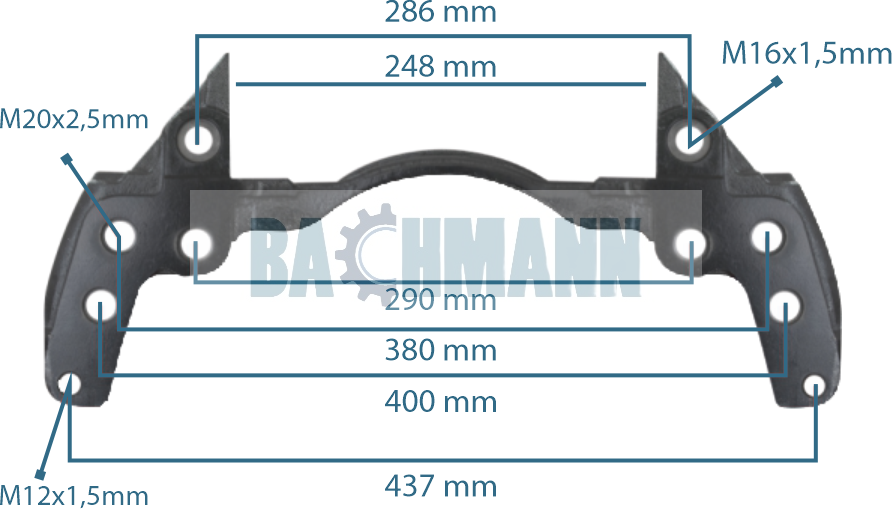 Caliper Carrier 22.5" Left&Right SCANIA