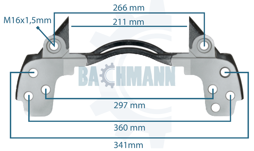 Caliper Carrier 22.5" DAF