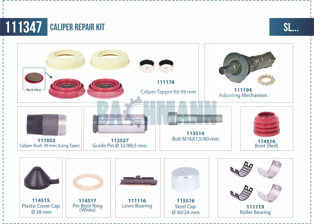 Caliper Repair Kit (Special)