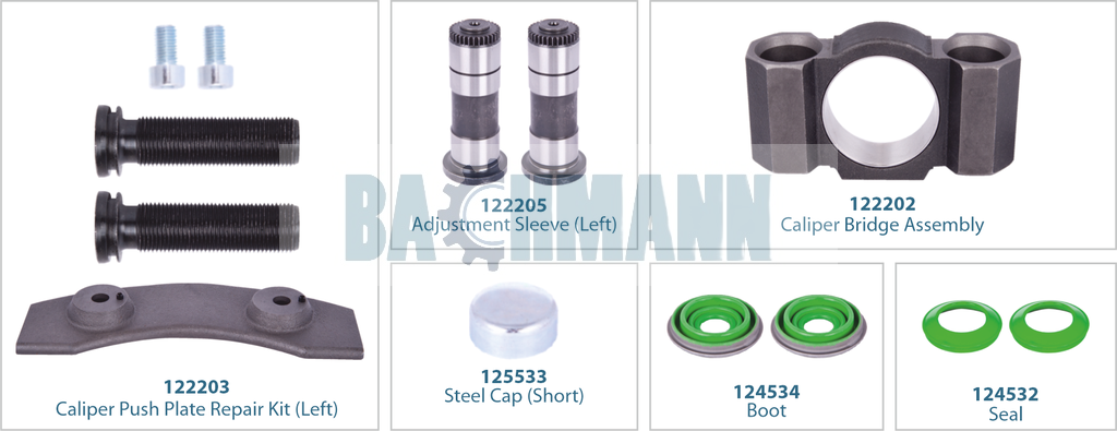 Caliper Repair Kit (Left)