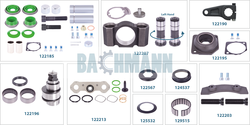 Caliper Complete Repair Kit (Left)