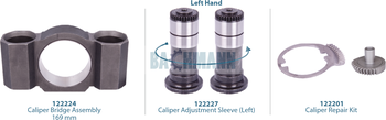 [122229] Caliper Bridge Assembly (Left) 