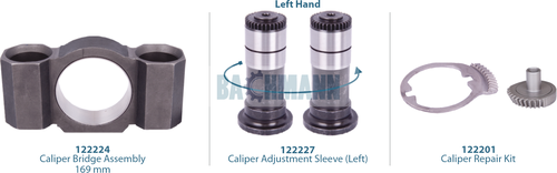 [122229] Caliper Bridge Assembly (Left) 