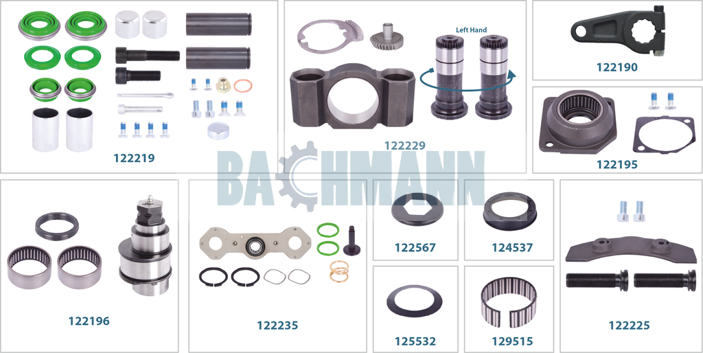 Caliper Complete Repair Kit (Left)