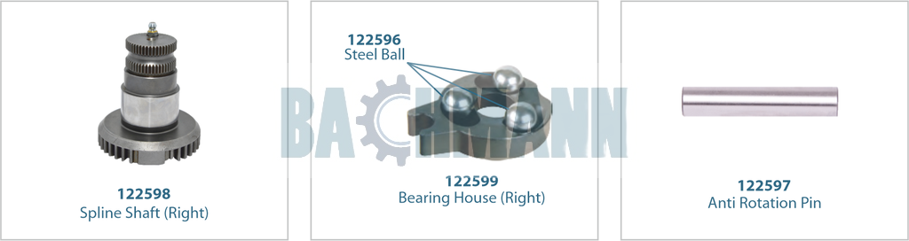 Caliper Spline Shaft Kit (Right) 