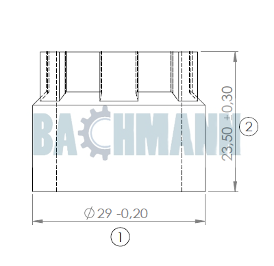 Caliper Adjusting Mechansim Spring Retainer