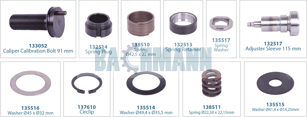 Caliper Adjusting Mechanism Kit