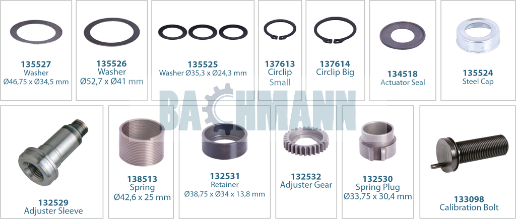 Caliper Adjusting Mechanism Kit