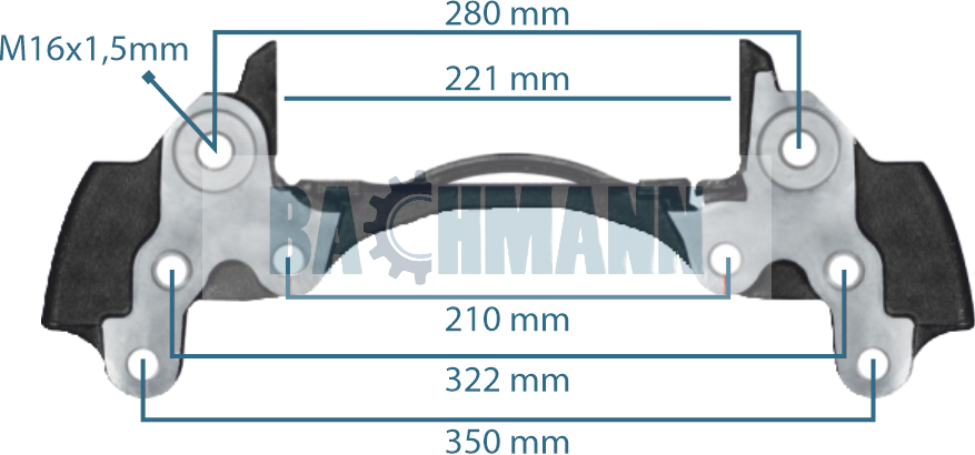 Caliper Carrier MB Arocs (Right)