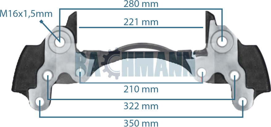 Caliper Carrier Mb Arocs (Right)