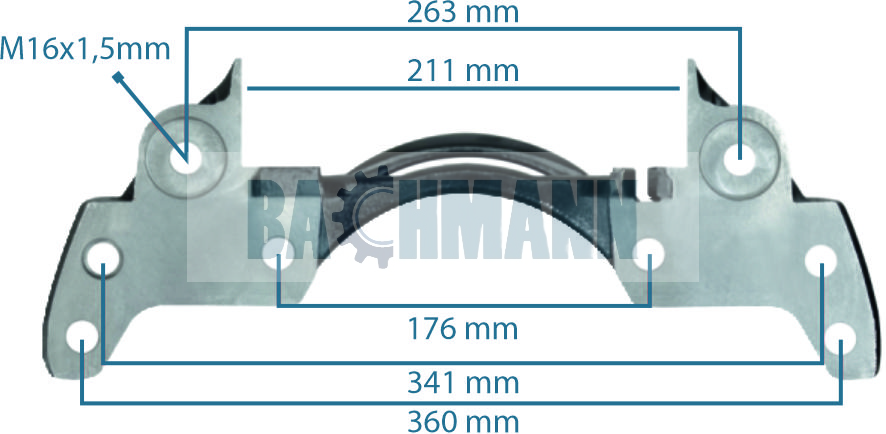 Caliper Carrier 19.5" Right