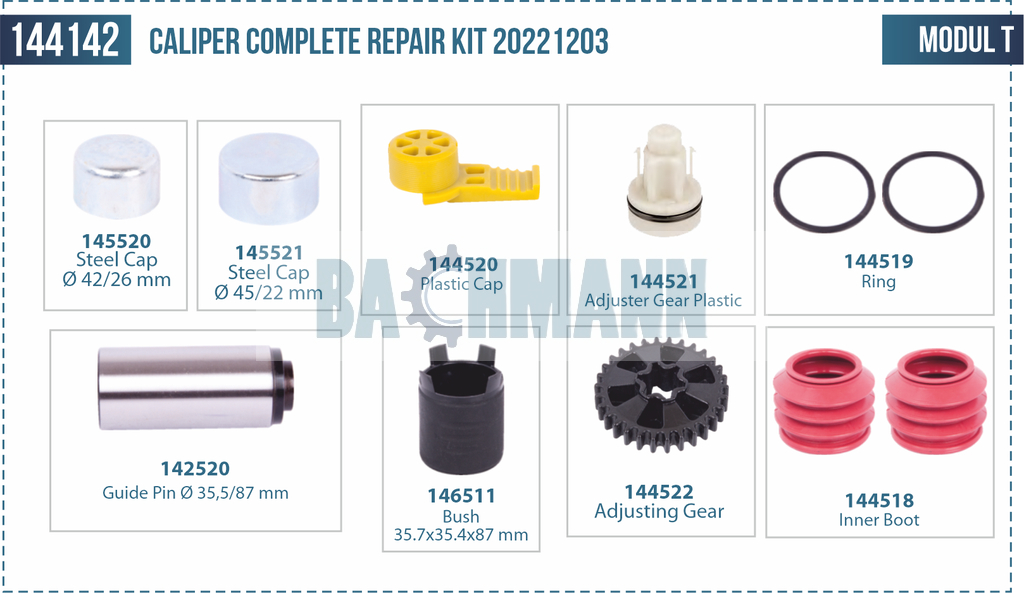 Caliper Complete Repair Kit