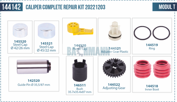 [144142] Caliper Complete Repair Kit