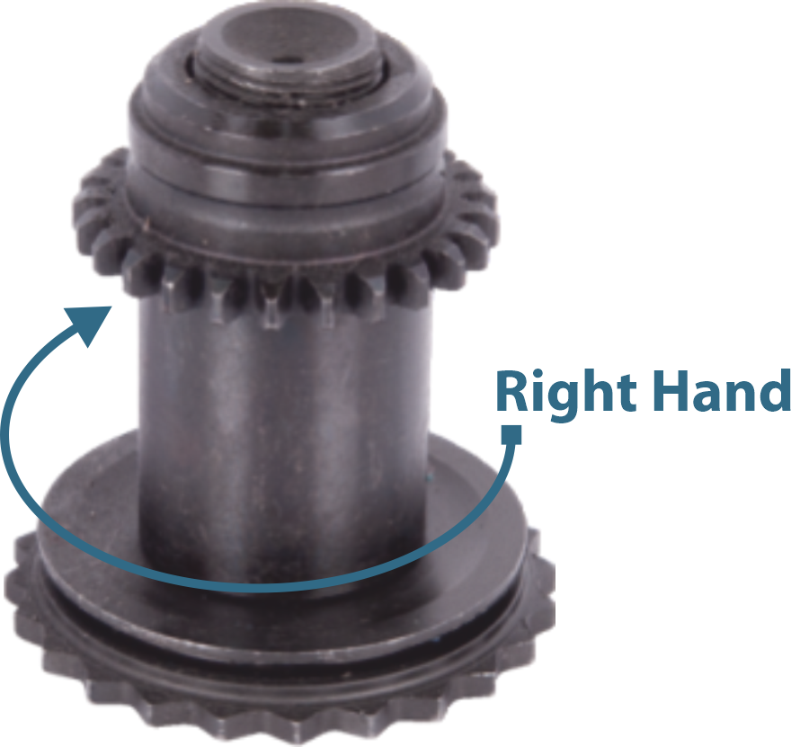 Caliper Adjusting Gear 37.5 mm (Right) 