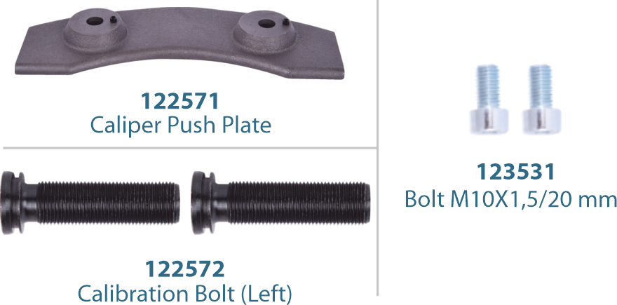 Caliper Push Plate Kit (Left)