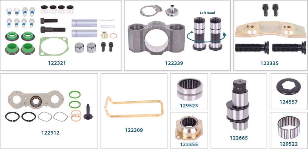 Caliper Complete Repair Kit Left