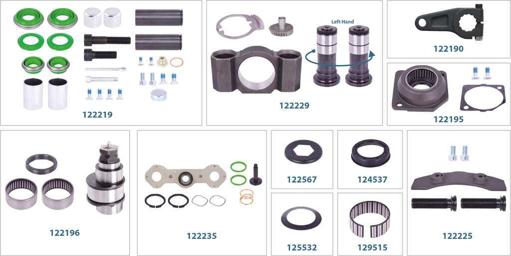 Caliper Complete Repair Kit (Left)