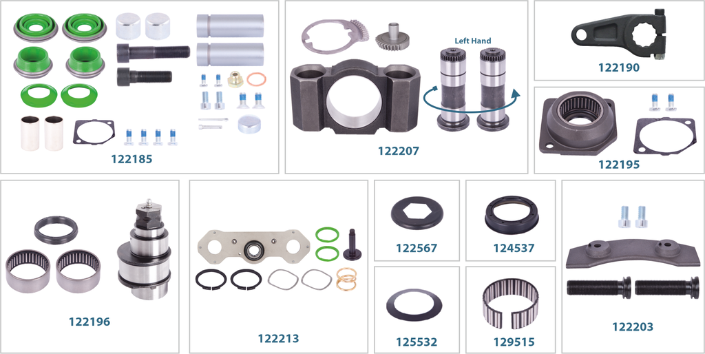 Caliper Complete Repair Kit (Left)