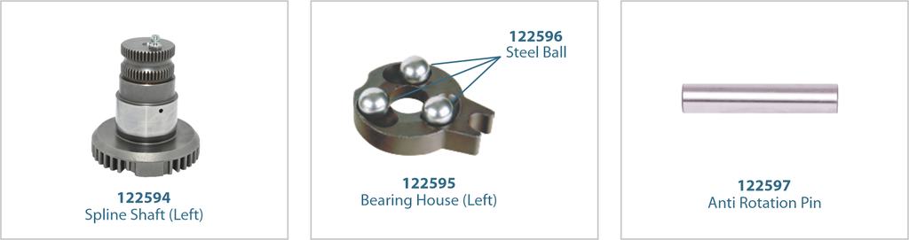 Caliper Spline Shaft Kit (Left) 