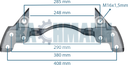 Caliper Carrier DAF 19.5"