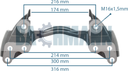 Caliper Carrier MB ATEGO