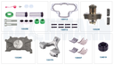 Caliper Complete Repair Kit (Right)