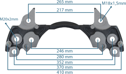 [122275] Caliper Carrier Elsa 225