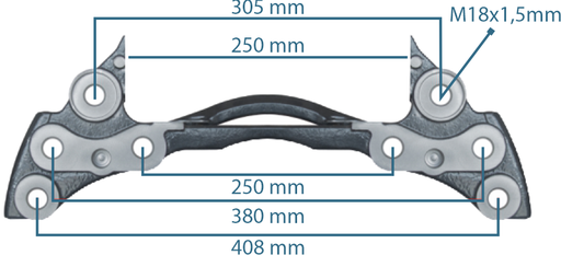 [122270] Caliper Carrier Ror 22,5